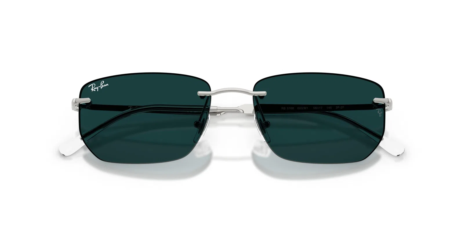 Ray-Ban 3768 Sunglasses - Silver - view 12